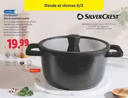 Lidl SILVERCREST Olla de aluminio fundido oferta