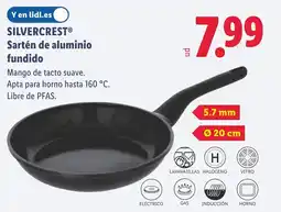 Lidl SILVERCREST Sartén de aluminio fundido oferta