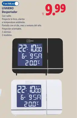 Lidl LIVARNO Despertador oferta