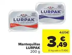 Carrefour Market Lurpak - mantequillas oferta