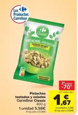 Carrefour Market Carrefour - pistachos tostados y salados oferta