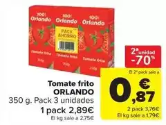 Carrefour Market Orlando - tomate frito oferta