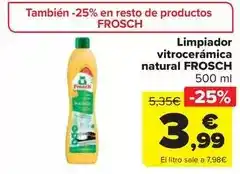 Carrefour Market Frosch - limpiador vitroceramica natural oferta