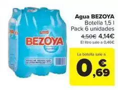 Carrefour Market Bezoya - agua oferta
