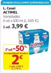 Alcampo Actimel - l.casei oferta