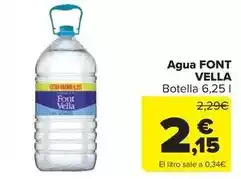 Carrefour Market Font vella - agua oferta