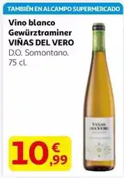 Alcampo Viñas del vero - vino blanco gewürztraminer oferta