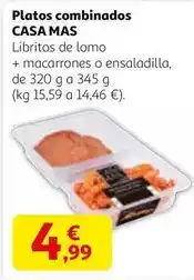 Alcampo Casa mas - platos combinados oferta