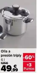 Carrefour Olla a presión triply oferta