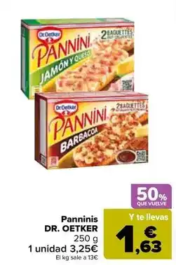 Carrefour Dr oetker - panninis oferta
