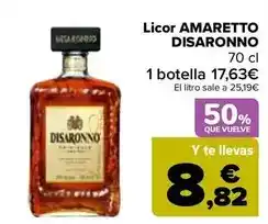 Carrefour Disaronno - licor amaretto oferta