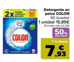 Carrefour Colon - detergente en polvo oferta