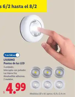 Lidl LIVARNO Puntos de luz LED oferta