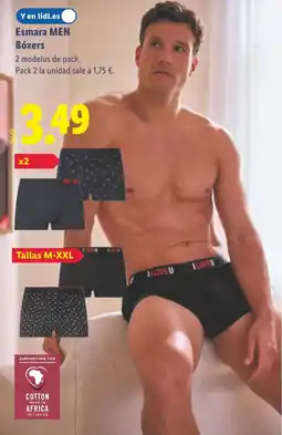 Lidl ESMARA MEN Bóxers oferta