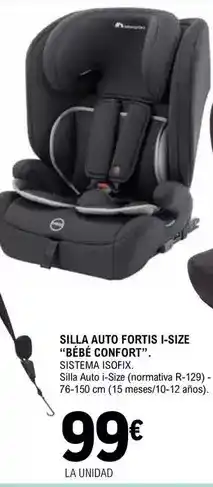 E.Leclerc Bébé-confort - silla auto fortis i-size oferta