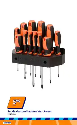 Action Set de destornilladores Werckmann 12 piezas oferta