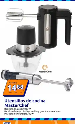 Action Utensilios de cocina MasterChef oferta