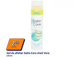 Action Gel de afeitar Satin Care Aloë Vera oferta