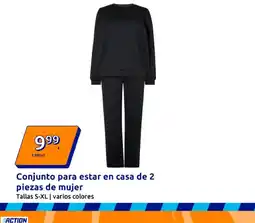 Action Conjunto para estar en casa de 2 piezas de mujer oferta