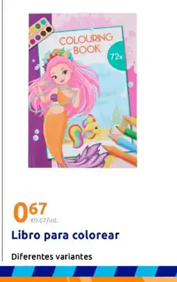 Action Libro para colorear oferta