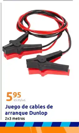 Action Juego de cables de arranque Dunlop oferta