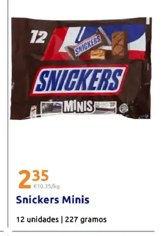 Action SNICKERS Minis oferta