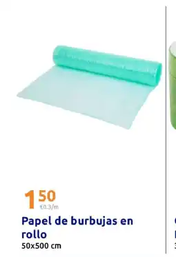 Action Papel de burbujas en rollo oferta