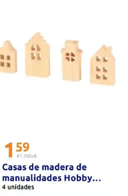 Action Casas de madera de manualidades Hobby oferta