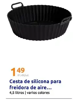 Action Cesta de silicona para Freidora de aire oferta
