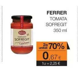 Plusfresc FERRER Tomata sofregit oferta