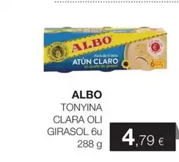 Plusfresc ALBO Tonyina clara oli girasol oferta