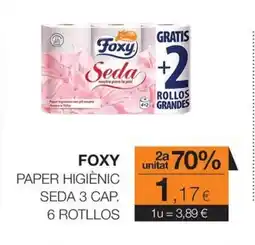 Plusfresc FOXY Paper higienic oferta
