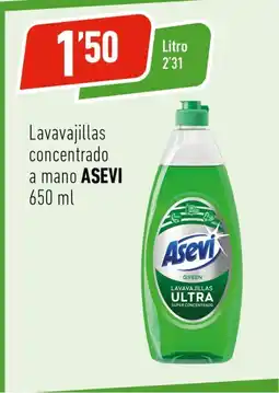 Supermercados Deza ASEVI Lavavajillas concentrado a mano oferta