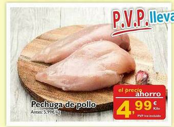 Supermercados La Despensa Pechuga De Pollo oferta