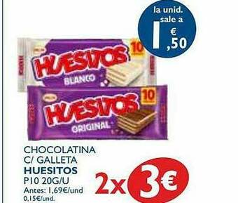 Supermercados La Despensa Chocolatina C Galleta Huesitos oferta