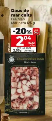 Dia DIA MARI MARINERA Daus de mar cuits oferta