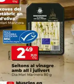 Dia DIA MARI MARINERA Seitons al vinagre amb all i julivert oferta