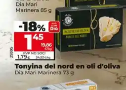 Dia DIA MARI MARINERA Tonyina del nord en oli d'oliva oferta