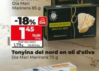DIA MARI MARINERA Tonyina del nord en oli d'oliva
