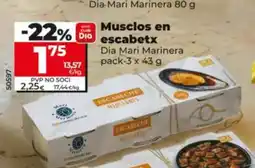 Dia DIA MARI MARINERA Musclos en Dia escabetx oferta