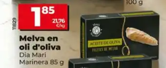 DIA MARI MARINERA Melva en oli d'oliva