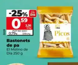 Dia EL MOLINO DE DIA Bastonets de pa oferta