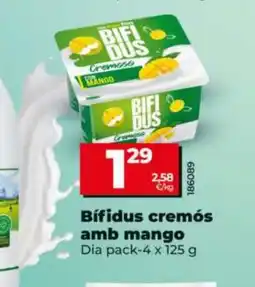 Dia BIFIDUS cremós amb mango oferta