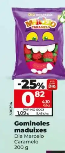 Dia DIA MARCELO CARAMELO Gominoles maduixes oferta