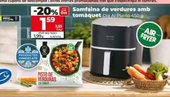 Dia DIA AL PUNTO Samfaina de verdures amb tomàquet oferta