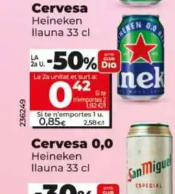 Dia HEINEKEN Cervesa 0,0 oferta