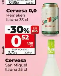 Dia SAN MIGUEL Cervesa oferta