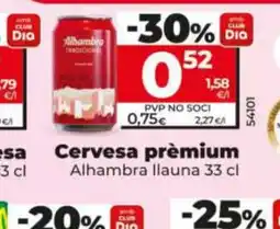 Dia ALHAMBRA Cervesa prémium oferta