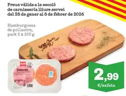 Sorli Hamburguesa de pollastre oferta