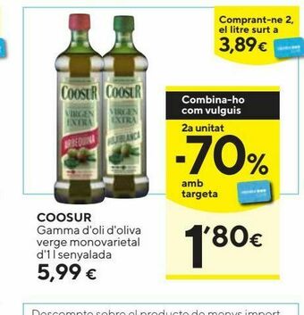 Caprabo Aceite de oliva coosur oferta